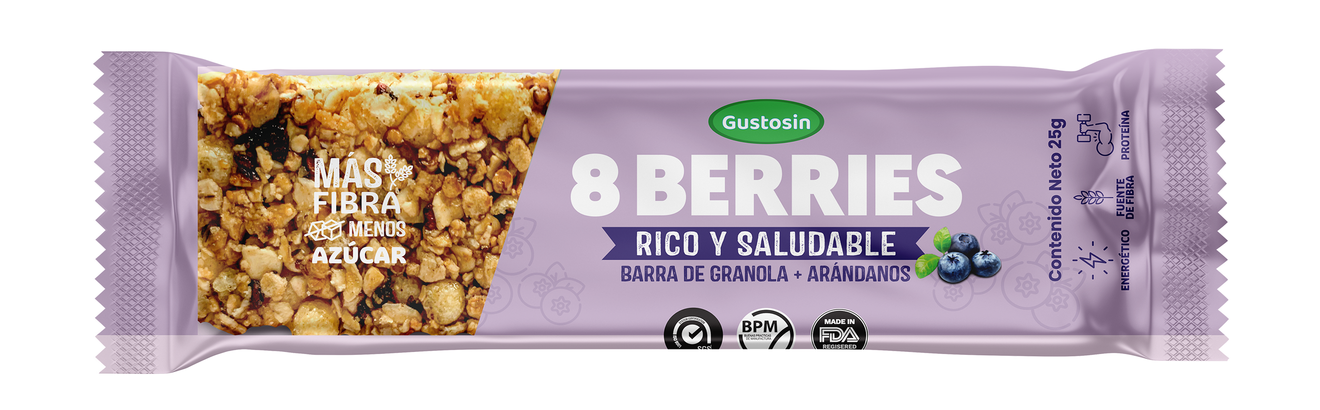 Barra Granola Arándano 8Berries