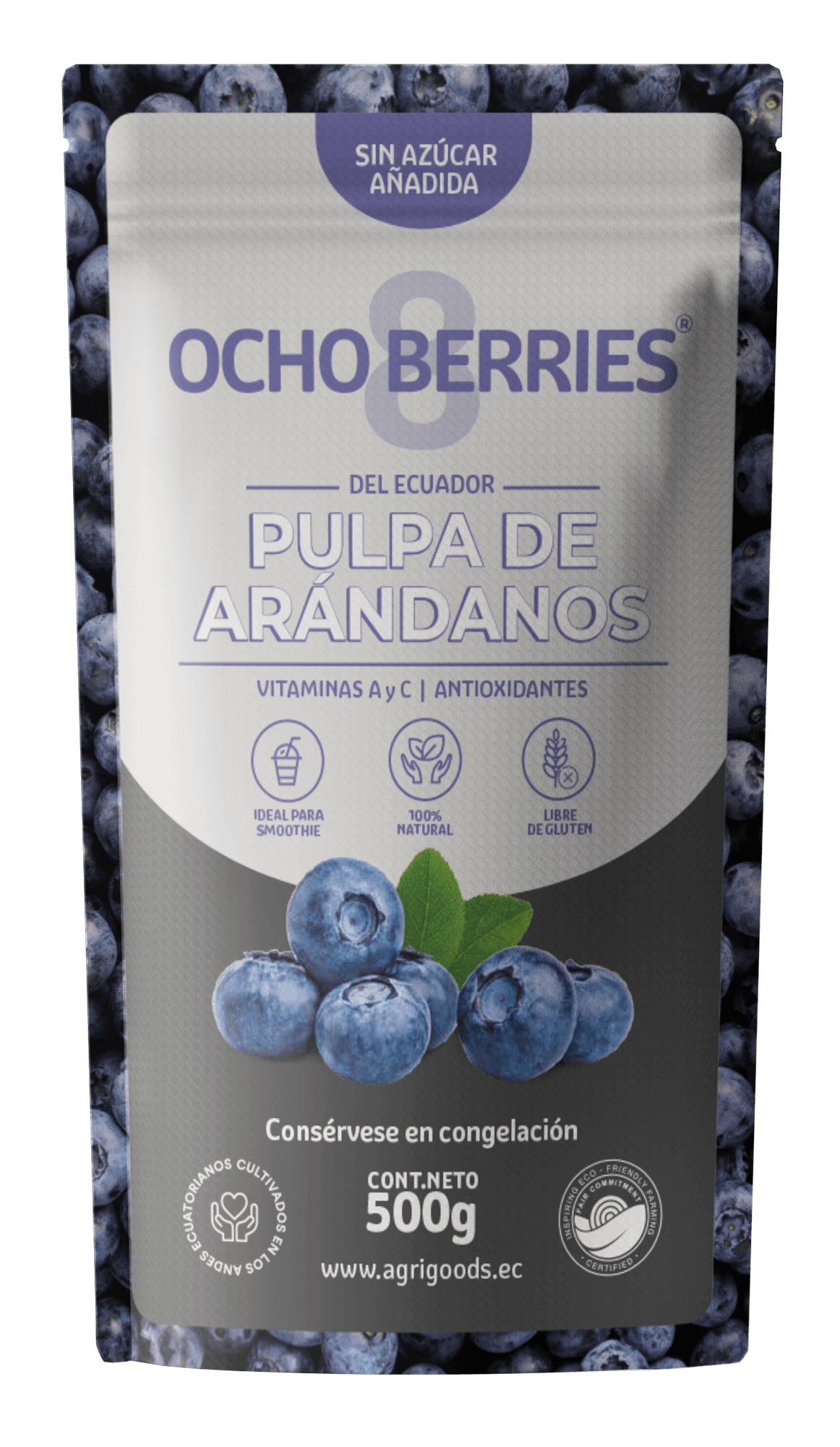 Pulpa de Arándanos